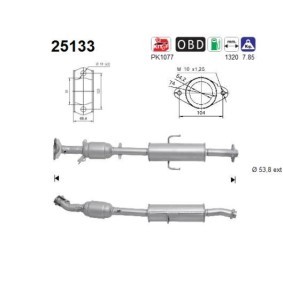 Acquista Catalizzatore da AS 25133 a buon mercato per soli 457,53 €