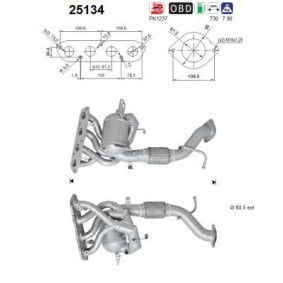 Acquista Catalizzatore da AS 25134 a buon mercato per soli 646,68 €