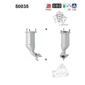 Acquista Catalizzatore da AS online per SPARK Cassone / coda spiovente (M200, M250) a prezzi moderati