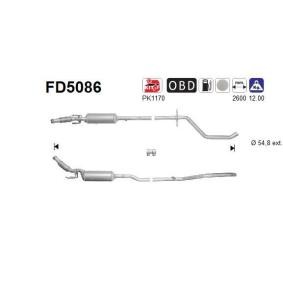 Acquista Filtro antiparticolato (FAP) da AS FD5086 a buon mercato per soli 697,95 €