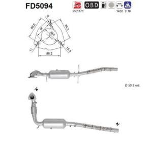 Osta Hiukkassuodatin AS:llä FD5094 edullisesti hintaan 734,44 €