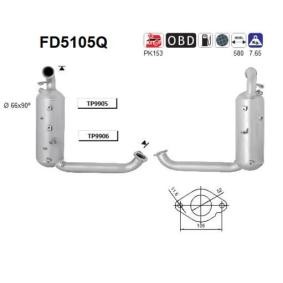 Køb Partikelfilter af AS FD5105Q til den lave pris 5330,31 DKK