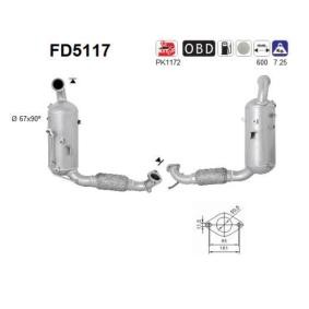 Acquista Filtro antiparticolato (FAP) da AS FD5117 a buon mercato per soli 575,79 €
