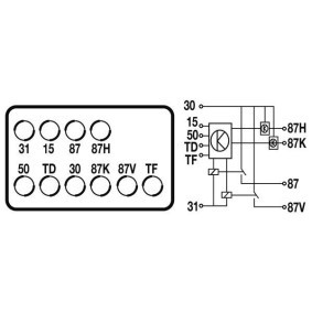 Kraftstoffpumpenrelais MR 121