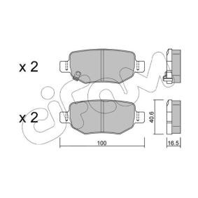 Acquista Kit pastiglie freni da CIFAM 822-1050-0 a buon mercato per soli 27,63 €