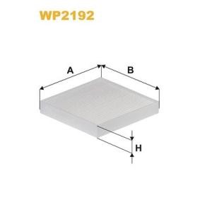 Kjøp Kupefilter av WIX FILTERS WP2192 til den lave prisen 146,14 NOK