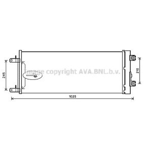 Achetez des Condenseur, climatisation PRASCO DF5071D à prix pour 110,59 €