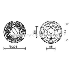 Køb Kobling, kølerventilator af PRASCO DFC066 til den lave pris 3906,51 DKK
