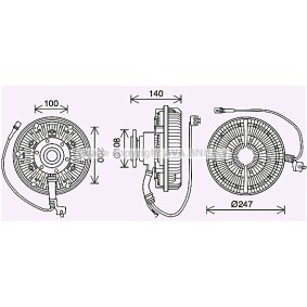 Køb Kobling, kølerventilator af PRASCO MNC093 til den lave pris 7603,06 DKK