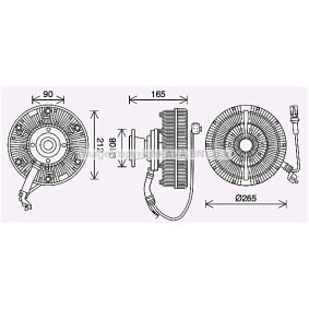 Køb Kobling, kølerventilator af PRASCO MNC094 til den lave pris 7869,97 DKK