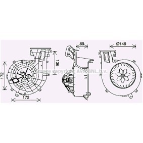 Gebläsemotor von PRASCO