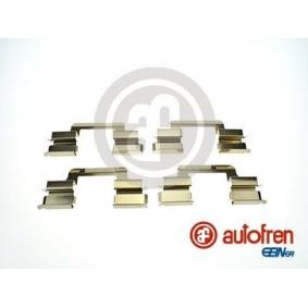 Zubehörsatz, Scheibenbremsbelag D43016A