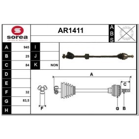 Acquista Semiasse da SNRA AR1411 a buon mercato per soli 167,88 €