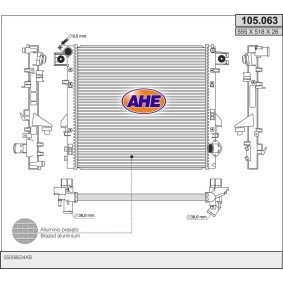 Acquista Radiatore motore da AHE 105.063 a buon mercato per soli 384,53 €