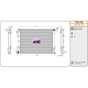 Acquista Radiatore motore da AHE 112.134 a buon mercato per soli 242,73 €