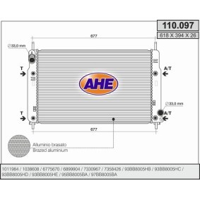 Acquista Radiatore motore da AHE 115.025 a buon mercato per soli 134,53 €