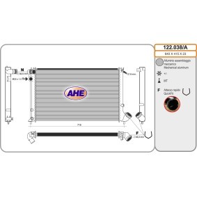 Achetez des Radiateur du moteur AHE 122.038/A à prix pour 120,89 €