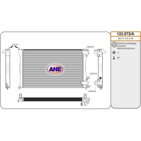 Achetez des Radiateur du moteur AHE 122.072/A à prix pour 177,70 €
