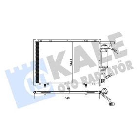 Klimakondensator 347320 für FORD