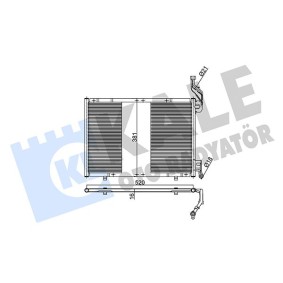 Klimakondensator 350580 für FORD
