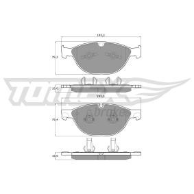 Bremsbeläge TX 18-55 für JAGUAR