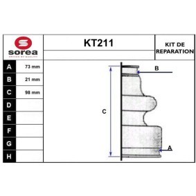 Acquista Kit cuffia, semiasse da SERA KT211 a buon mercato per soli 11,63 €