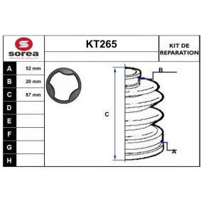 Acquista Kit cuffia, semiasse da SERA KT265 a buon mercato per soli 13,28 €