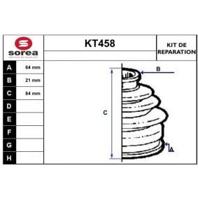 Köp Bälgsats, drivaxel av SERA KT458 till det låga priset 137,05 kr