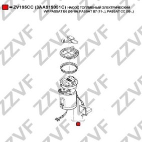 Kraftstoff-Fördereinheit von ZZVF ZV195CC