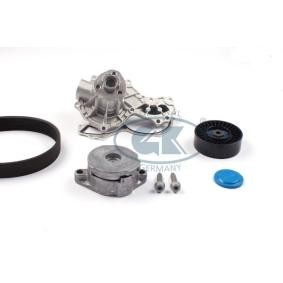 Achetez des Pompe à eau+Jeu de courroie trapézoïdale à nervures GK K980148I à prix pour 160,83 €