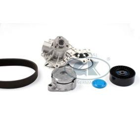 Achetez des Pompe à eau+Jeu de courroie trapézoïdale à nervures GK K980148L à prix pour 136,61 €