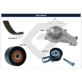 Acquista Kit cinghia distribuzione, pompa acqua da HUTCHINSON KH 513WP59 a buon mercato per soli 140298,77 €