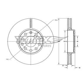 Acquista Disco freno da TOMEX brakes TX 70-14 a buon mercato per soli 38,86 €