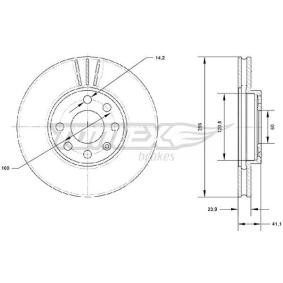 Bremsscheibe von TOMEX brakes