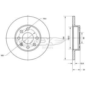 Bremsscheibe von TOMEX brakes