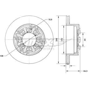 Bremsscheibe von TOMEX brakes