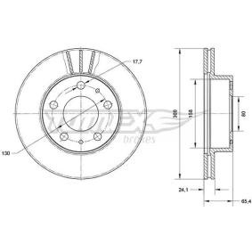 Bremsscheibe von TOMEX brakes
