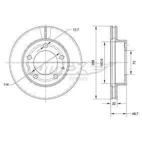 Compre Disco de travão da TOMEX brakes TX 70-70 a um preço baixo por 43,61 €