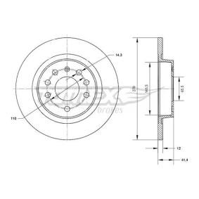 Bremsscheibe von TOMEX brakes