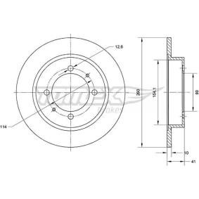 Comprar Disco de freno de TOMEX brakes TX 70-82 a bajo precio de 23,49 €