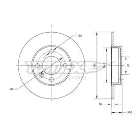 Acquista Disco freno da TOMEX brakes TX 70-88 a buon mercato per soli 22,40 €