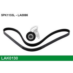 Achetez des Jeu de courroies trapézoïdales à nervures LUCAS LAK0130 à prix pour 48,71 €
