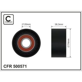Compre Rolo tensor, correia trapezoidal estriada da CAFFARO 500571 a um preço baixo por 14,23 €