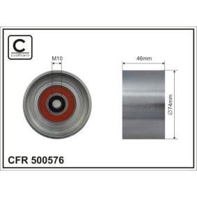 Compre Rolo tensor, correia trapezoidal estriada da CAFFARO 500576 a um preço baixo por 26,27 €