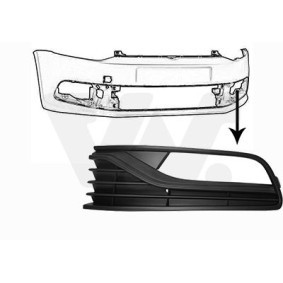 Compre Friso de para-choques de VAN WEZEL online para Polo Hatchback (6R1, 6C1) a preços moderados