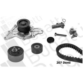 Achetez des Kit de distribution + pompe à eau BUGATTI KBU5115B à prix pour 341,24 €