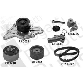 Achetez des Kit de distribution + pompe à eau BUGATTI KBU5115D à prix pour 305,70 €