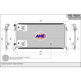 Achetez des Radiateur du moteur AHE 102.162/A à prix pour 132,47 €