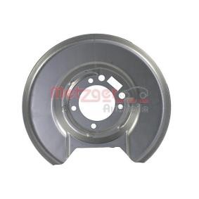 Compre Chapa deflectora, disco de travão da METZGER 6115166 a um preço baixo por 27,56 €