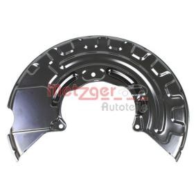 Acquista Lamiera paraspruzzi disco freno da METZGER 6115182 a buon mercato per soli 13,86 €